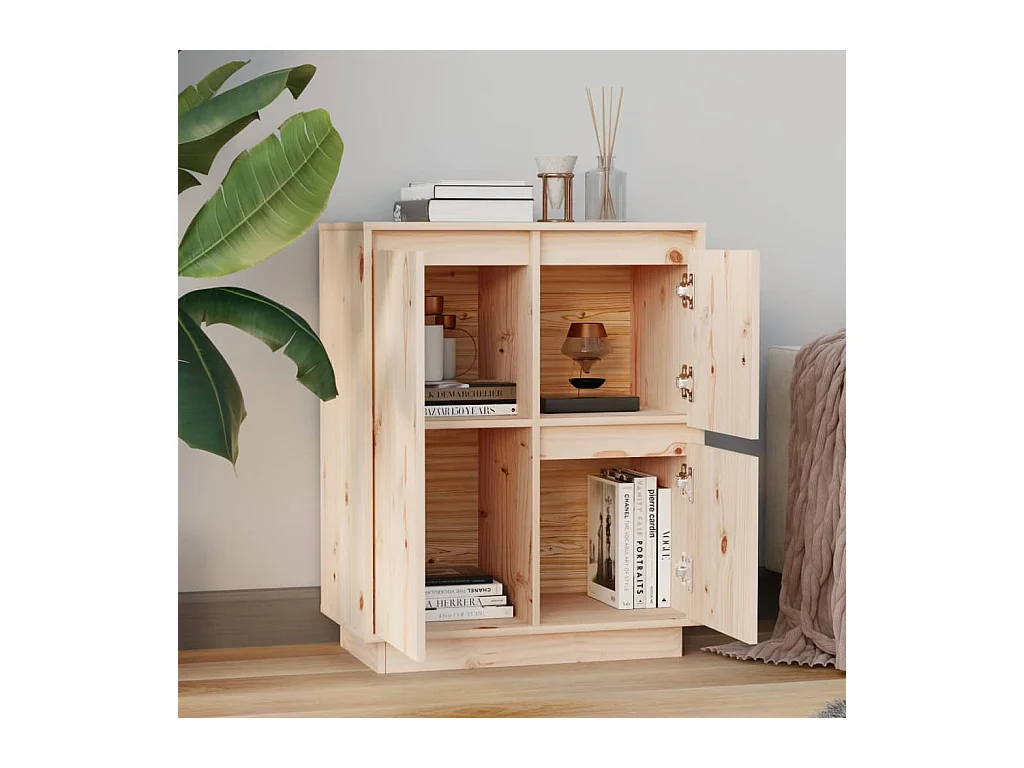 Buffet 60x34x75 cm Bois massif de pin