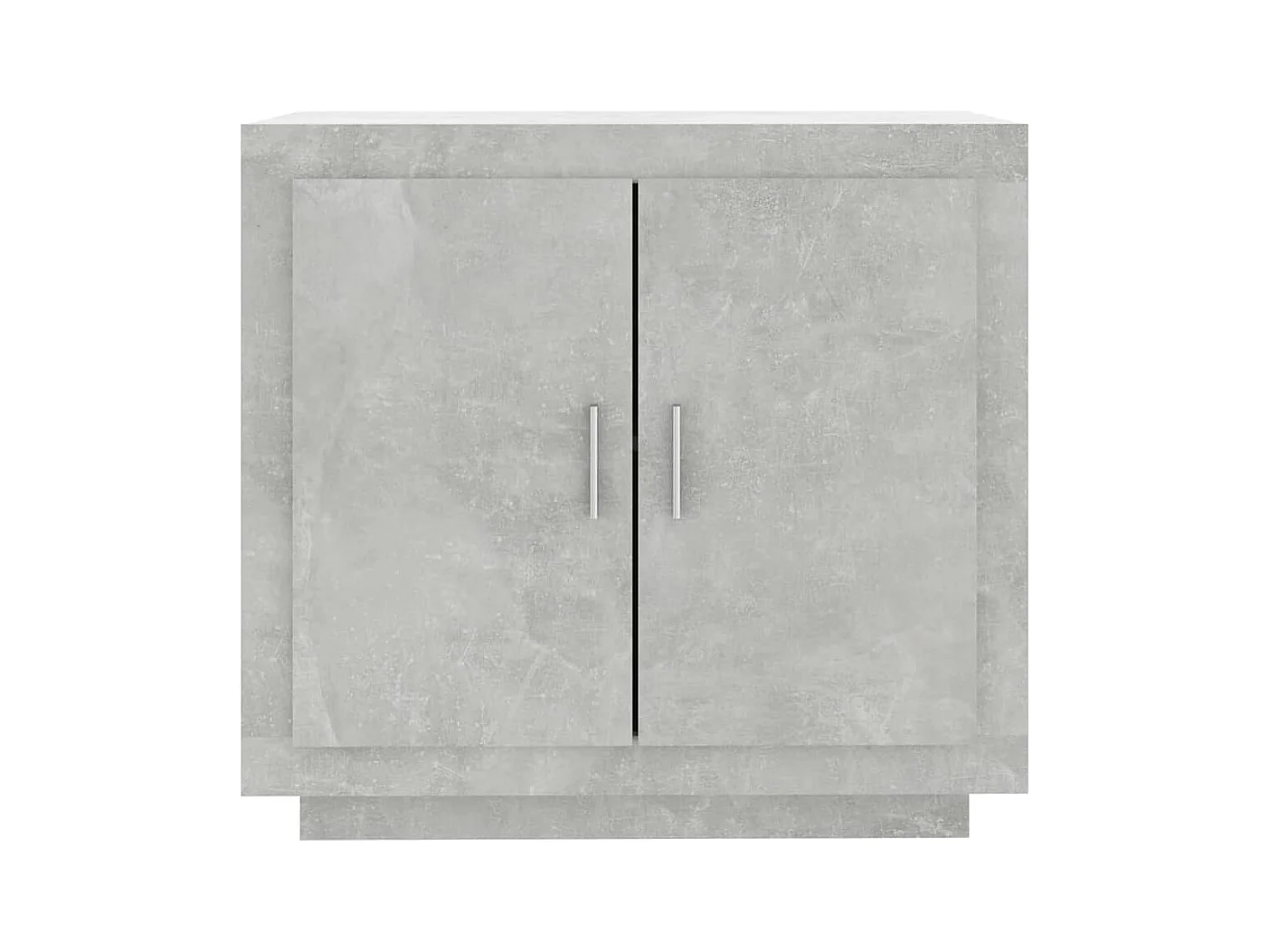Buffet Gris béton 80x40x75 cm Bois d'ingénierie