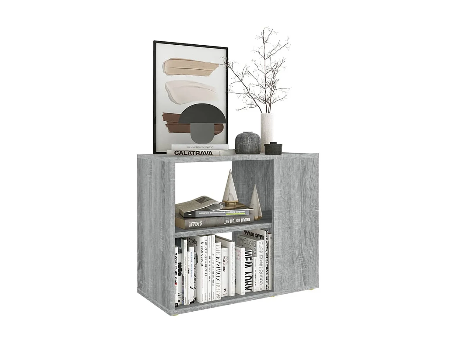 Armoire latérale Sonoma gris 60x30x50 cm Bois d'ingénierie