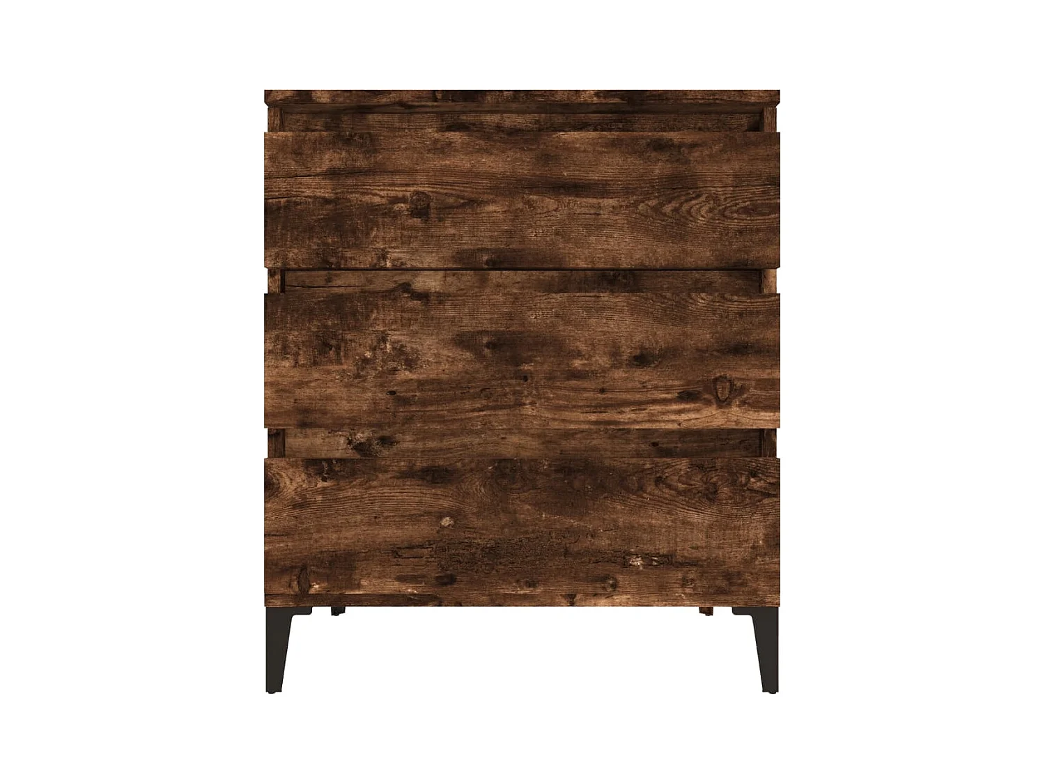 Credenza in rovere affumicato 60x35x70 cm in legno ingegnerizzato