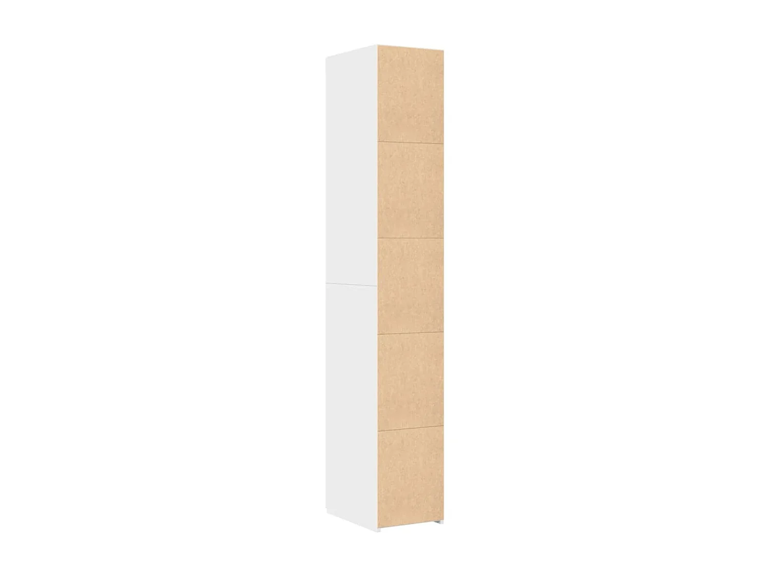 Aparador alto blanco 30x42,5x185 cm madera contrachapada