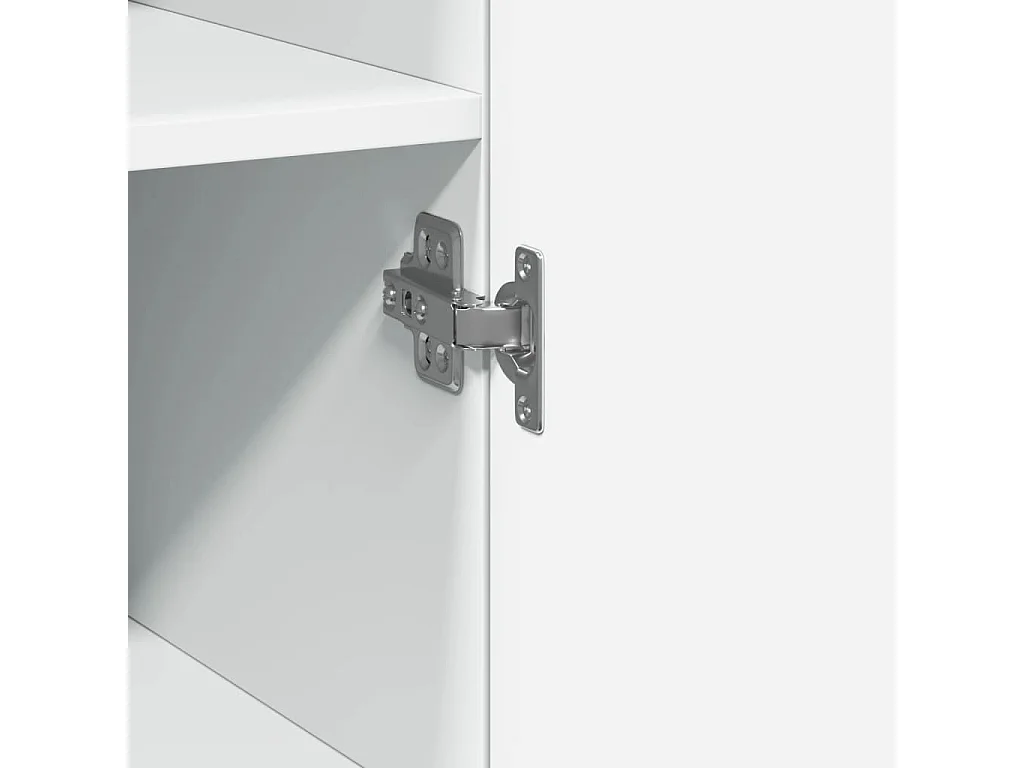 Aparador alto blanco 30x42,5x185 cm madera contrachapada