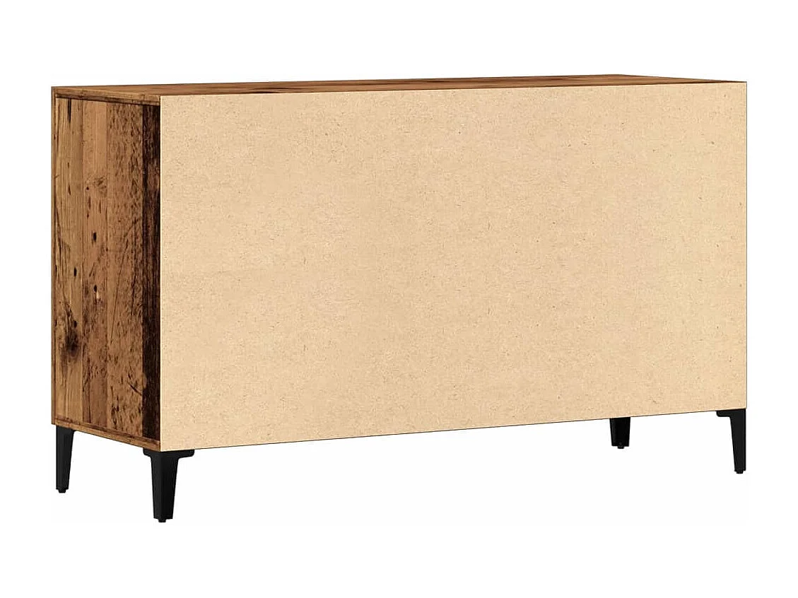 Oud houten dressoir 100x36x60 cm bewerkt hout