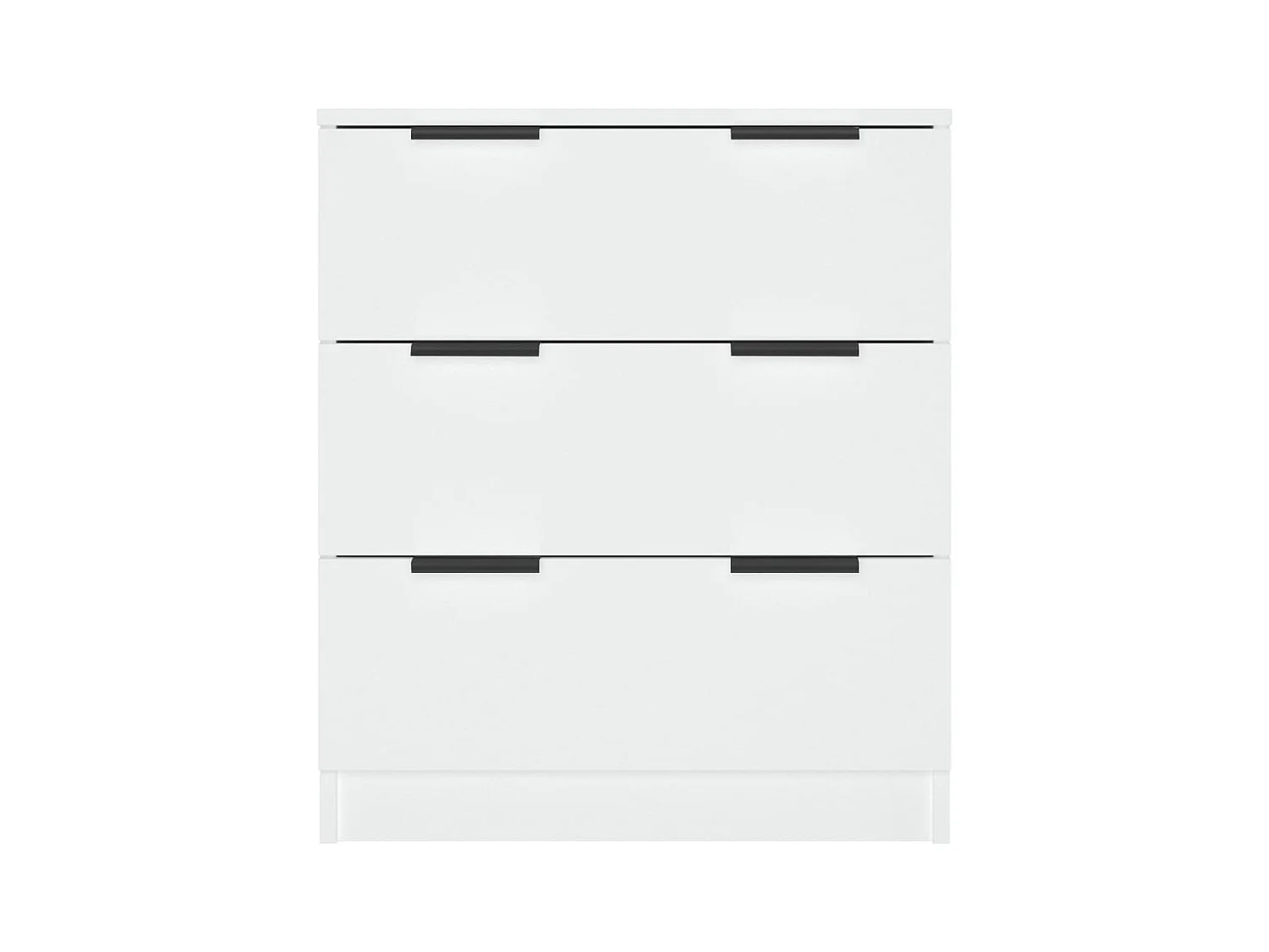 Buffet Blanc 60x30x70 cm Bois d'ingénierie