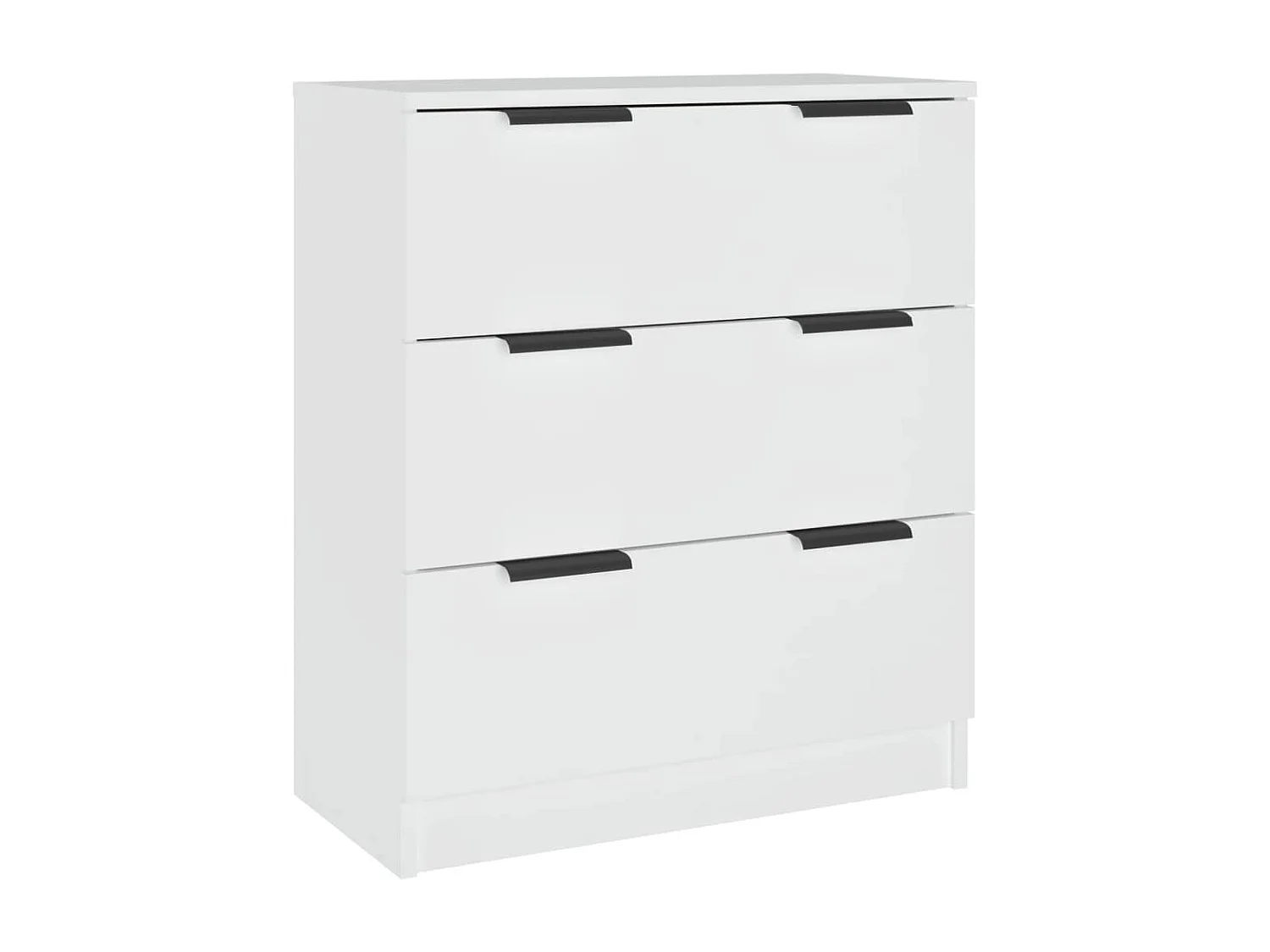 Buffet Blanc 60x30x70 cm Bois d'ingénierie