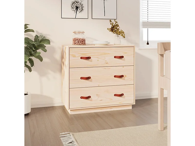 Dressoir 80x40x75 cm Massief grenenhout