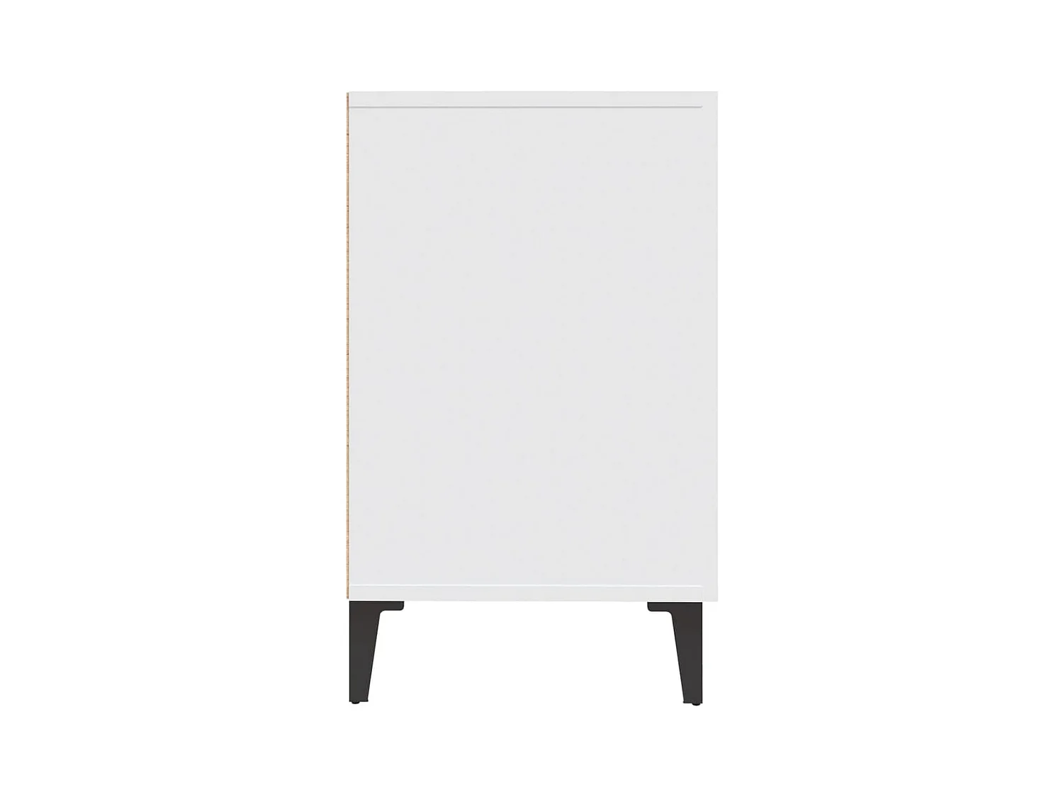 Buffet blanc 100x36x60 cm bois d'ingénierie