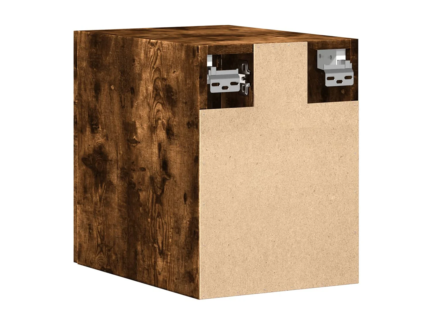 Armoire murale chêne fumé 30x42,5x40 cm bois d'ingénierie