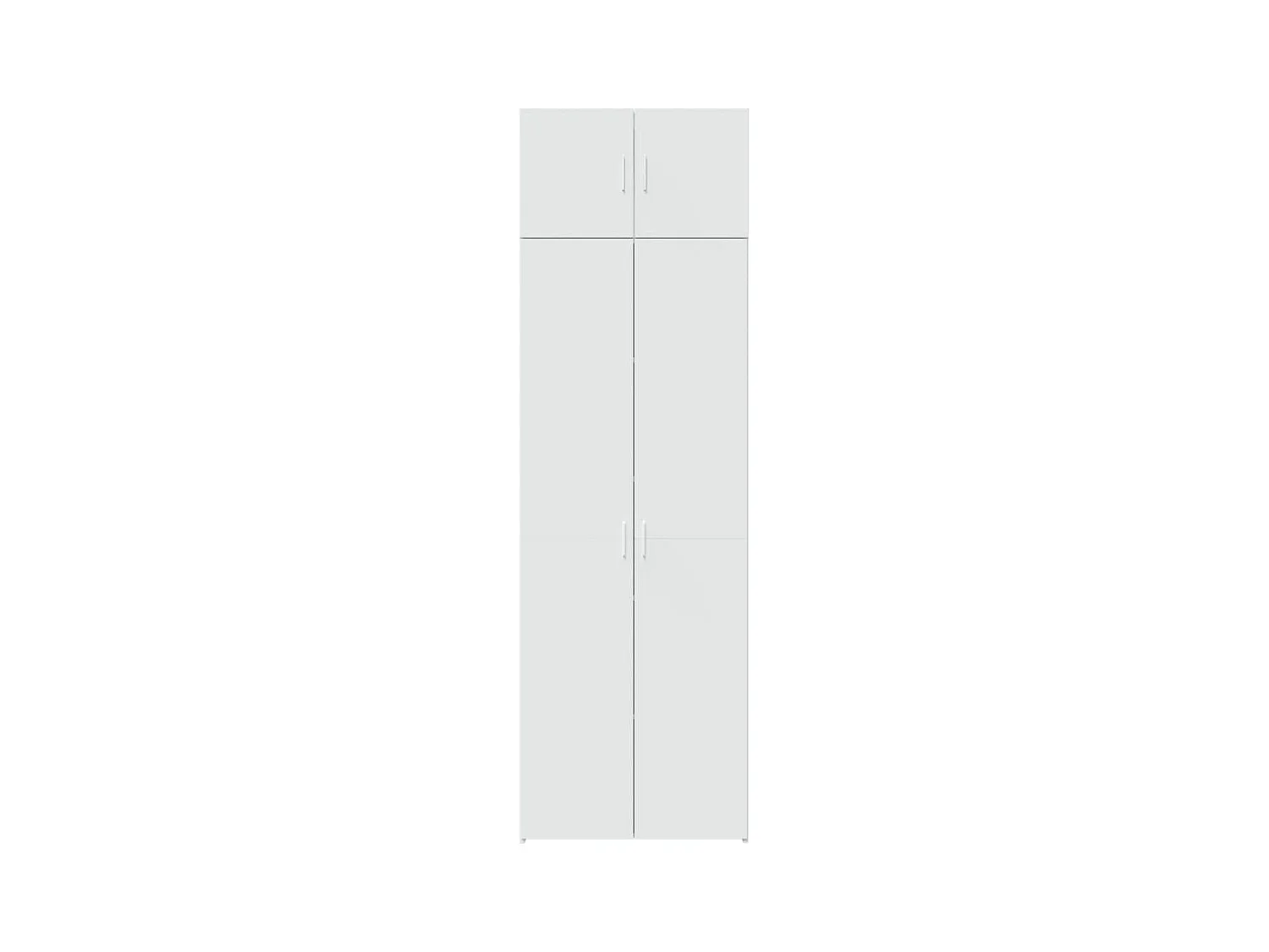 Mobile contenitore bianco 70x42,5x225 cm in legno ingegnerizzato