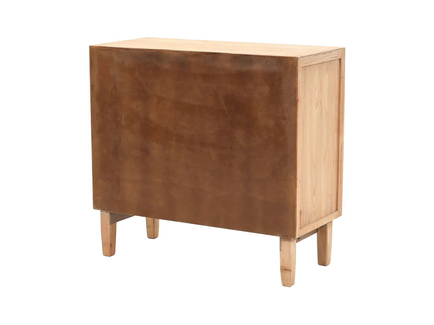 Armoire à tiroirs bois de sapin massif 80x36x75 cm