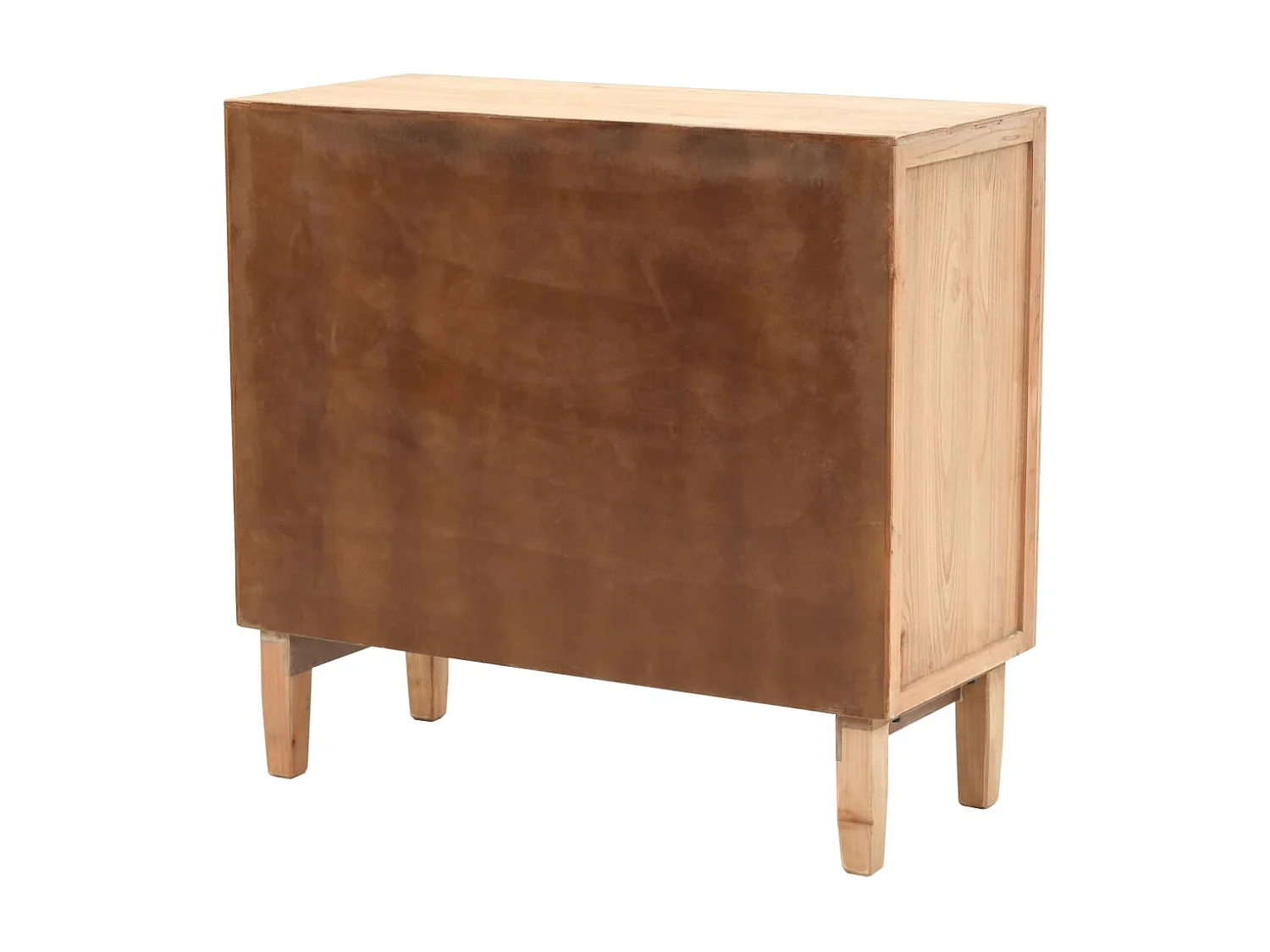 Armoire à tiroirs bois de sapin massif 80x36x75 cm