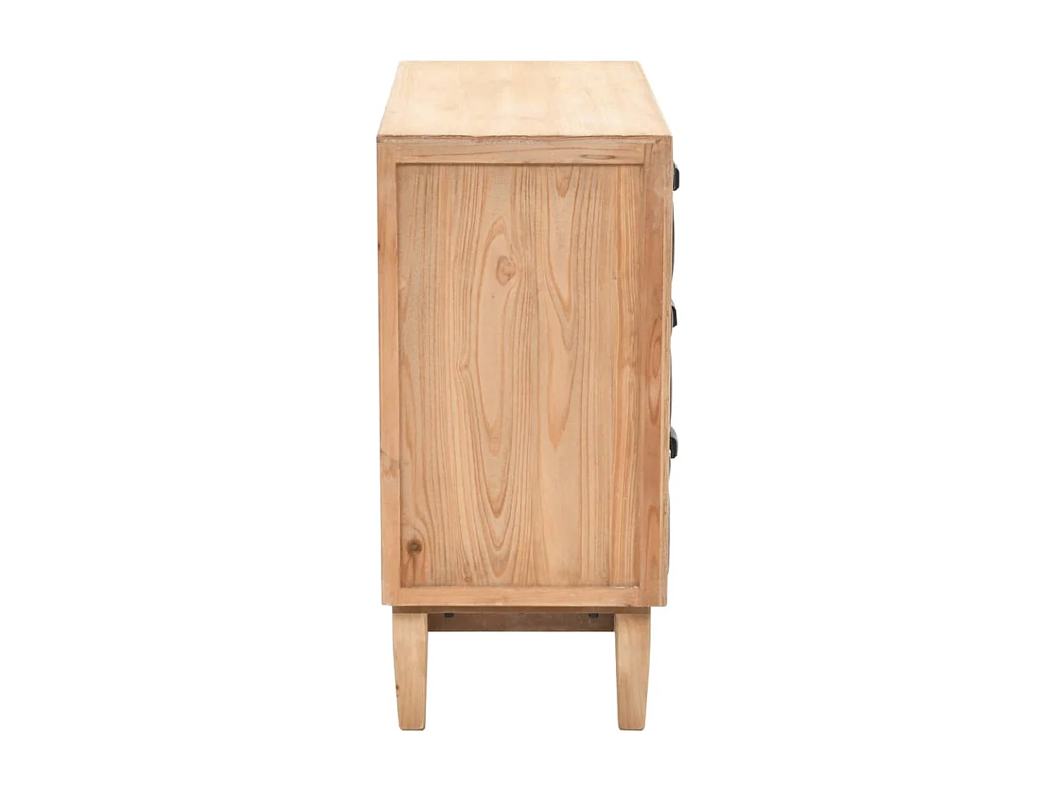Armoire à tiroirs bois de sapin massif 80x36x75 cm