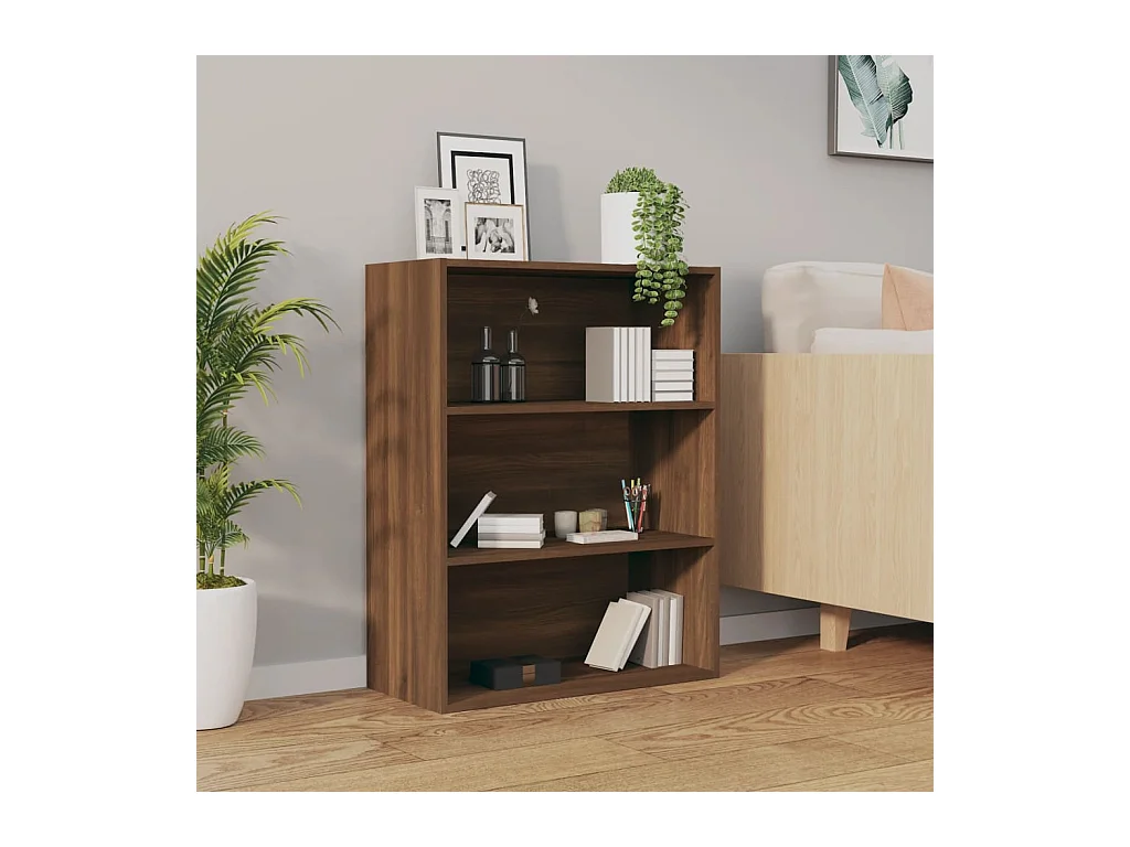 Armoire murale suspendue Chêne marron 69,5x32,5x90 cm