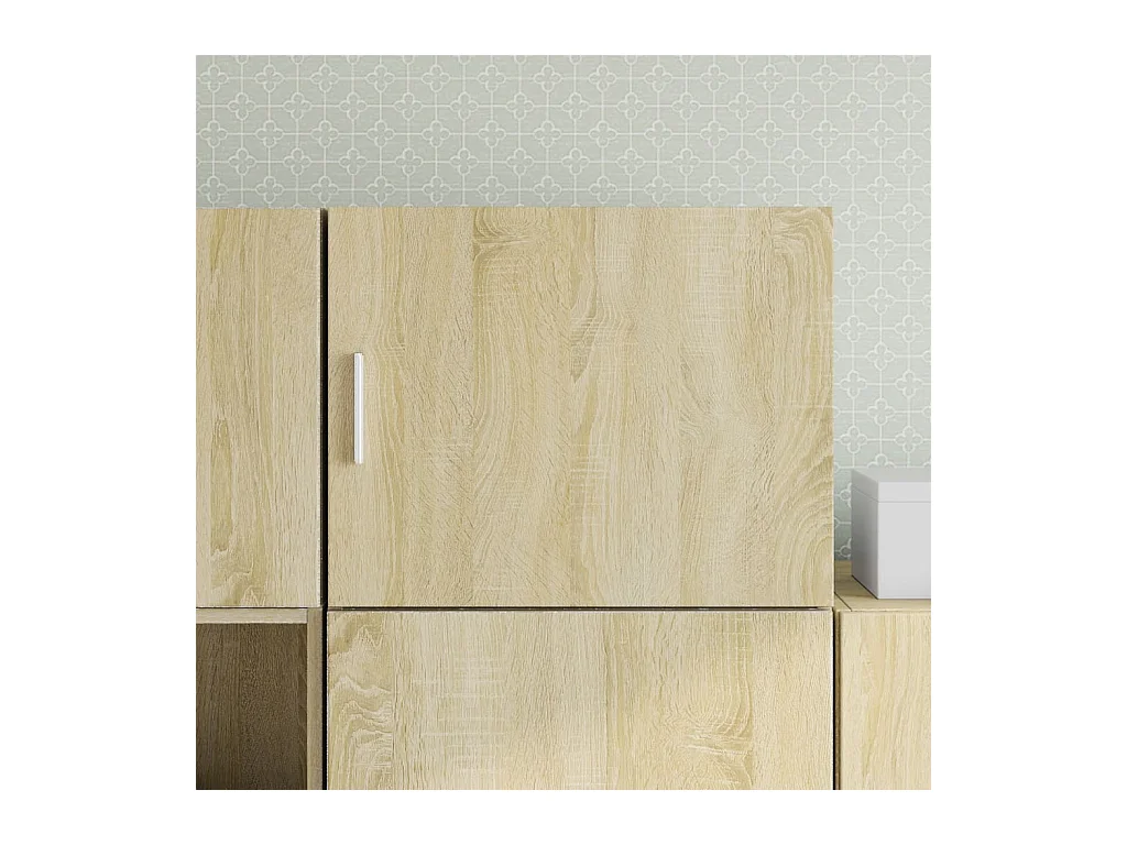 Sonoma eiken wandkast 50x42,5x40 cm bewerkt hout