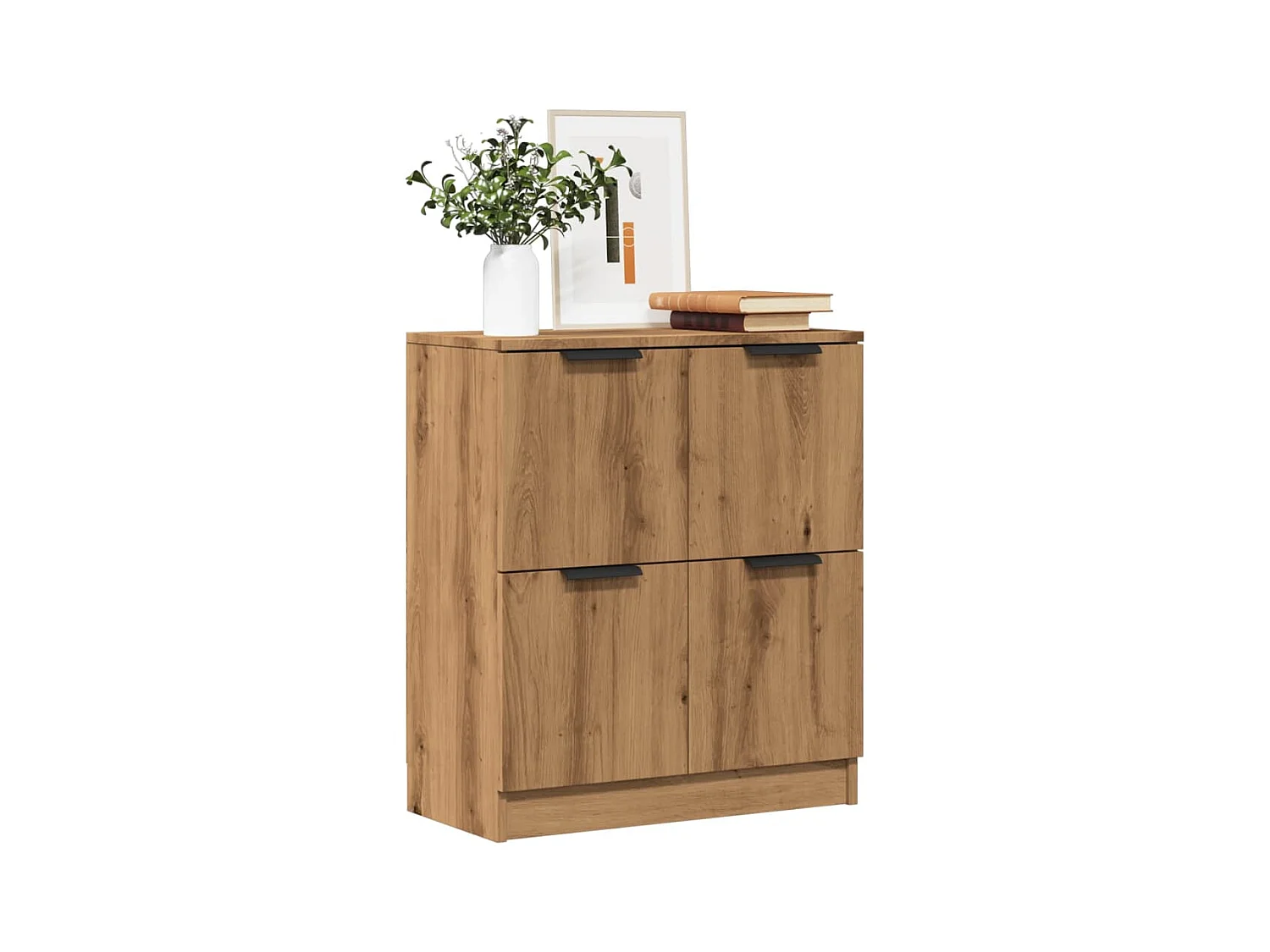 Credenza artigianale in rovere 60x30x70 cm in legno ingegnerizzato