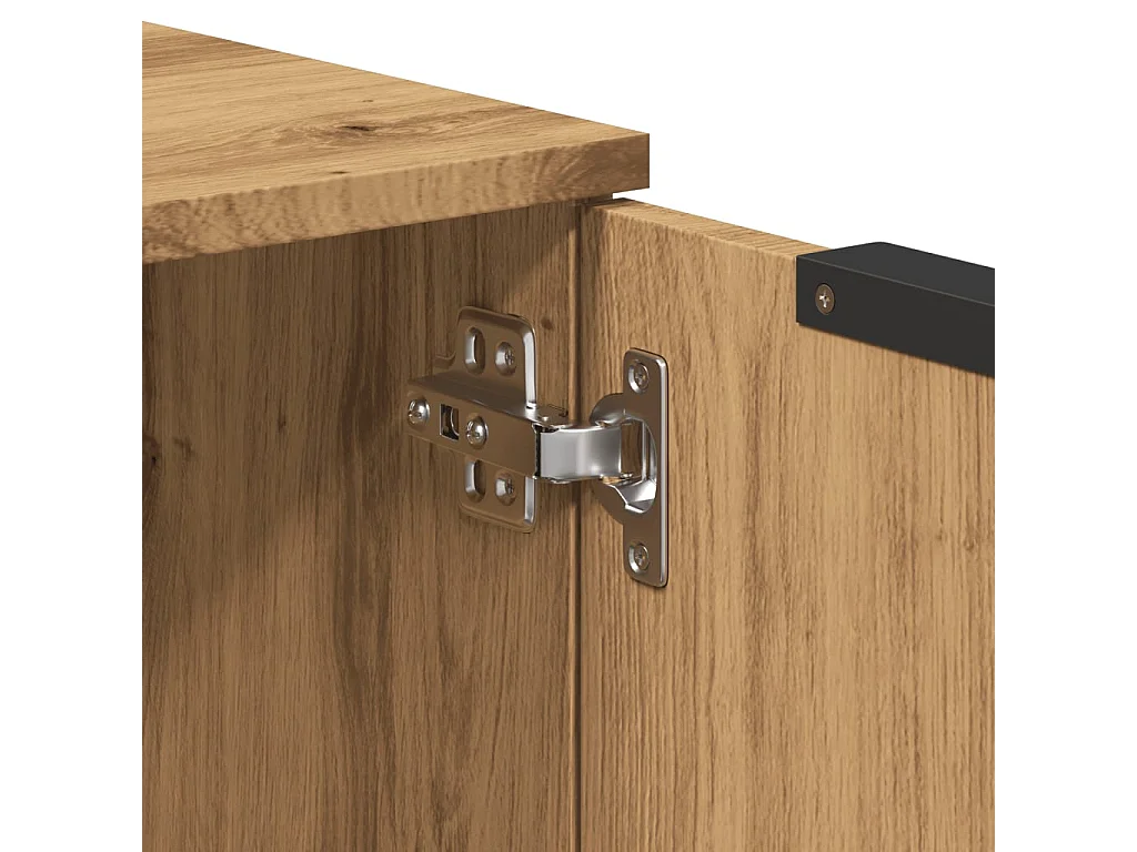 Credenza artigianale in rovere 60x30x70 cm in legno ingegnerizzato