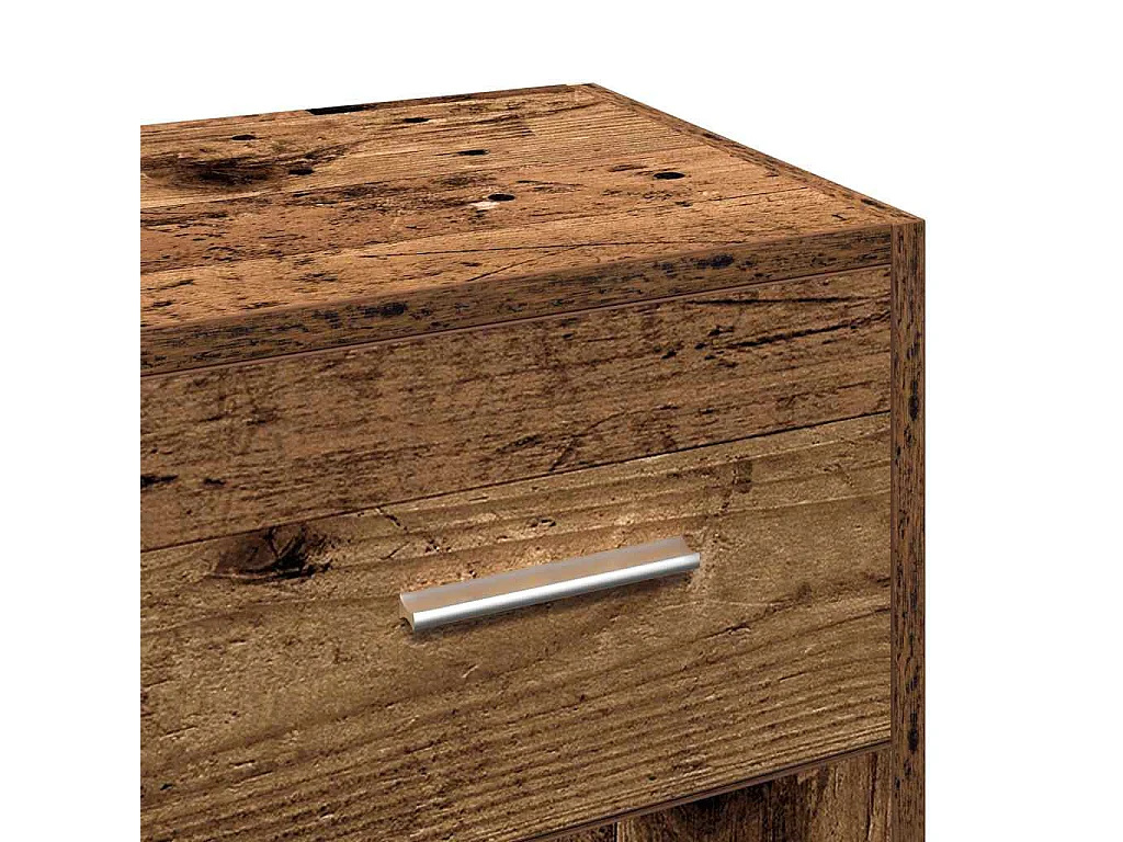 Aparador de madera antigua 91x28x75 cm madera contrachapada