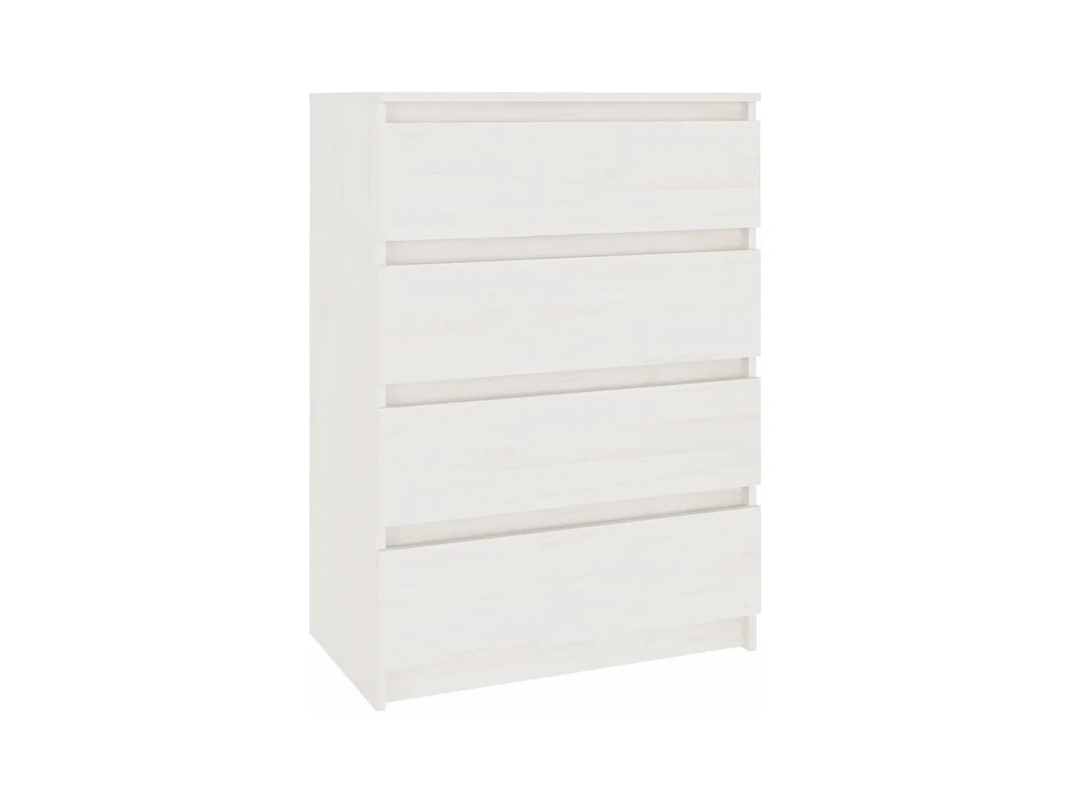 Armoire d'appoint Blanc 60x36x84 cm Bois de pin massif