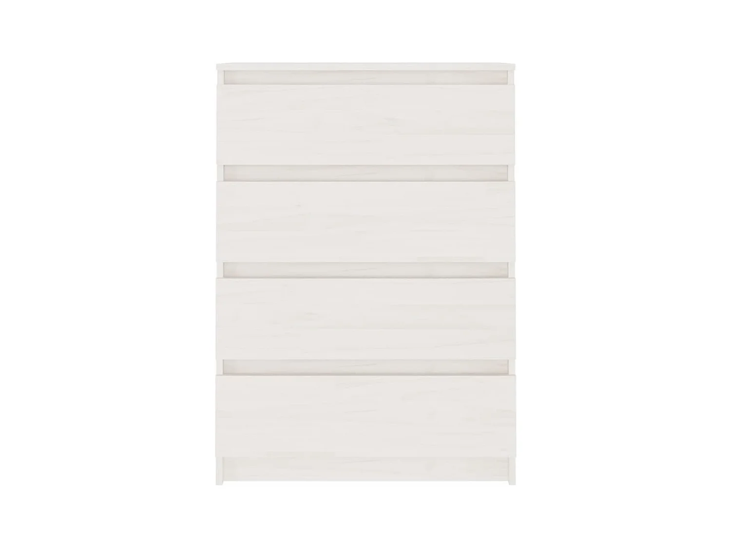 Armoire d'appoint Blanc 60x36x84 cm Bois de pin massif