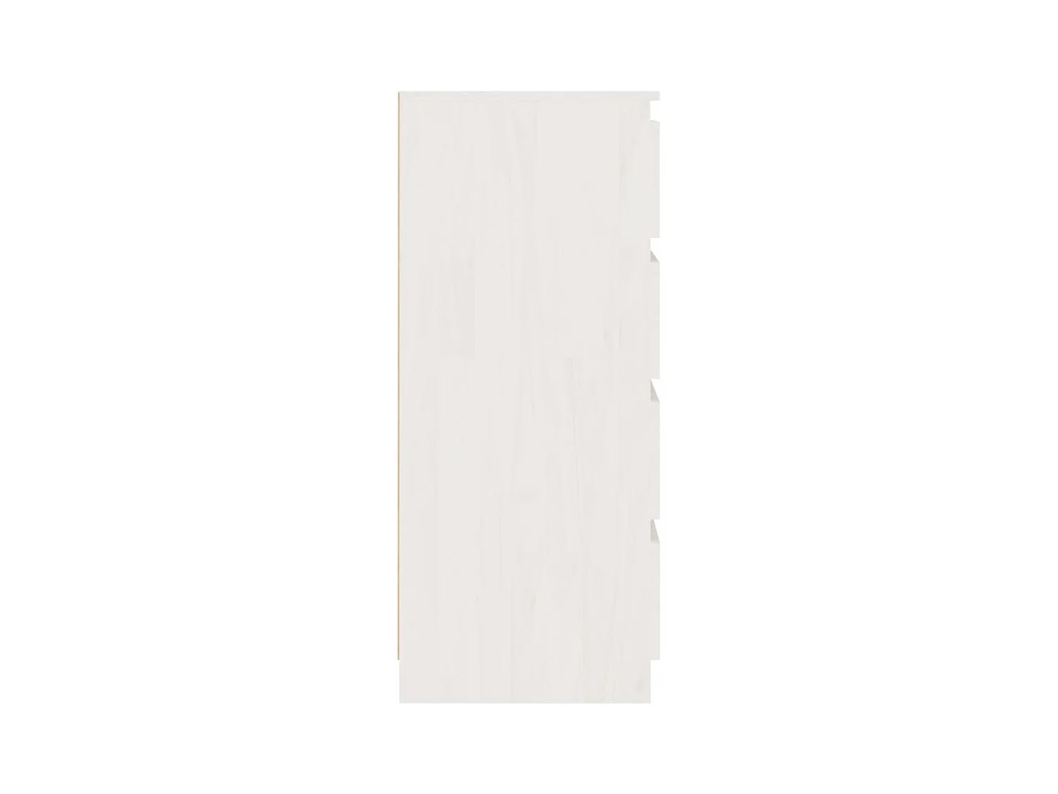 Armoire d'appoint Blanc 60x36x84 cm Bois de pin massif