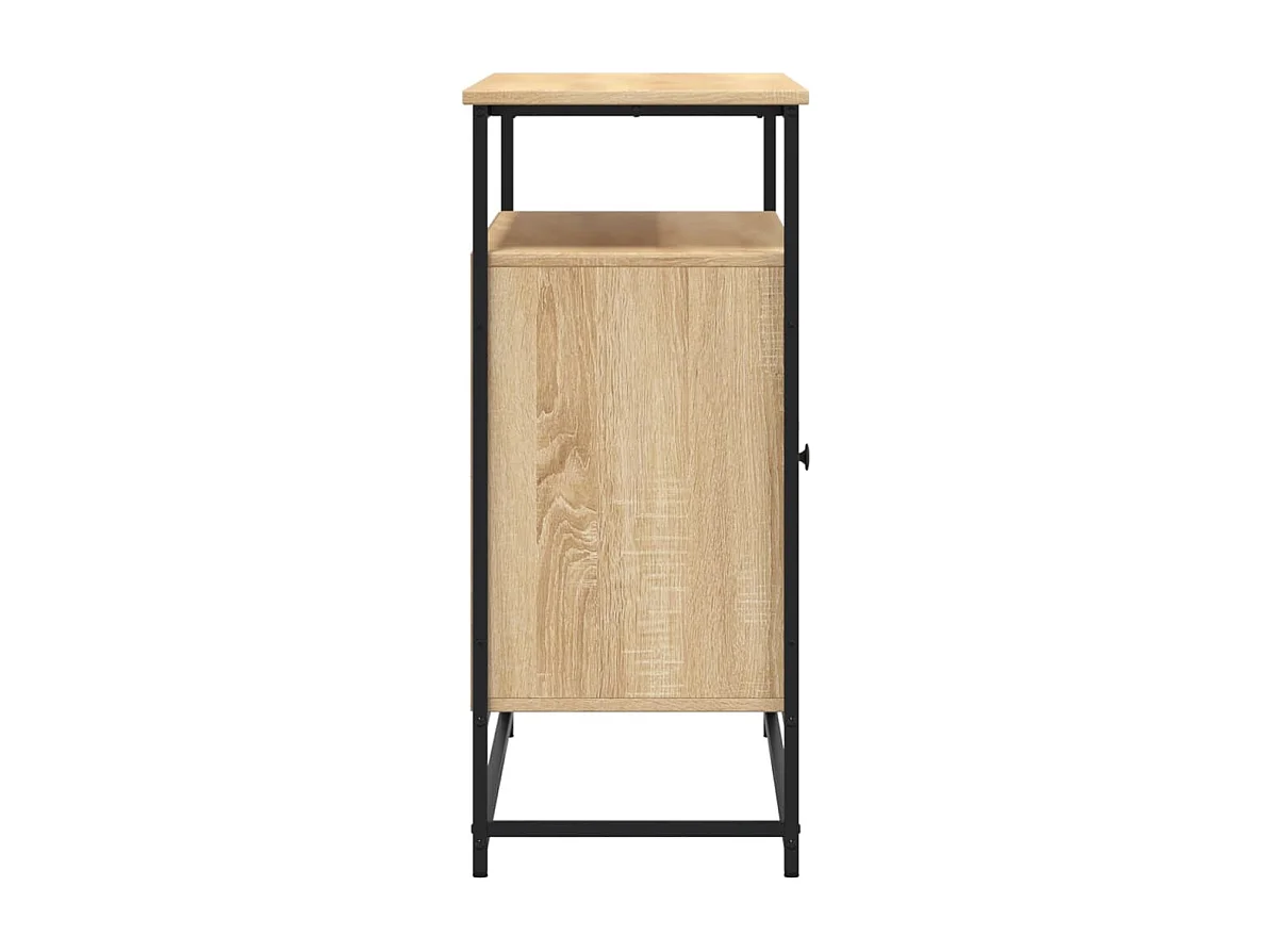 Buffet chêne sonoma 100x35x80 cm bois d'ingénierie