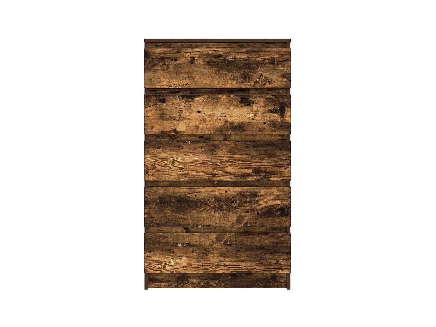 Ladekast Gerookt eikenhout 60x36x103 cm Technisch hout