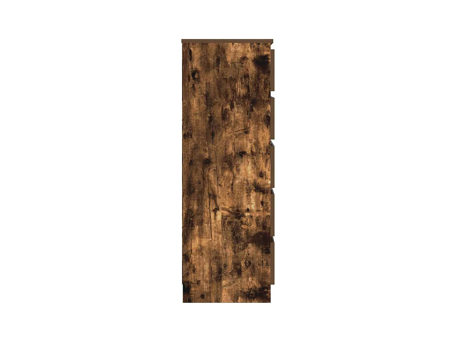 Ladekast Gerookt eikenhout 60x36x103 cm Technisch hout