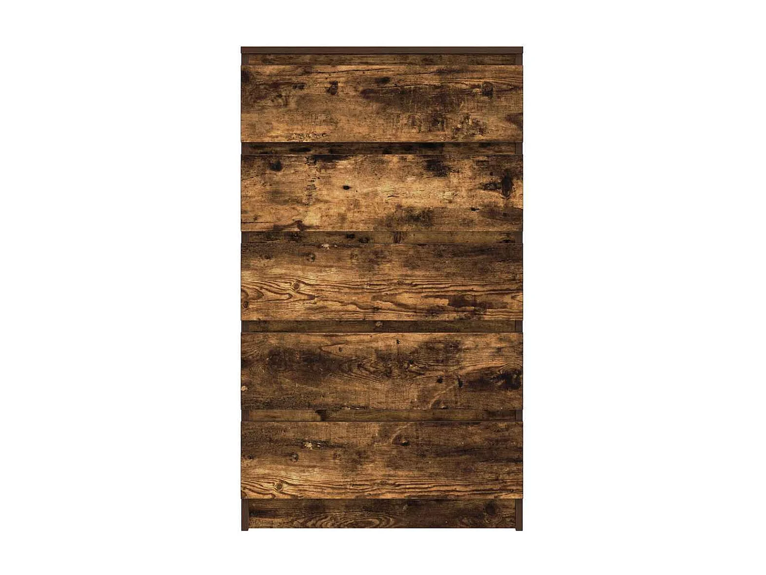 Cassettiera Rovere affumicato 60x36x103 cm Legno composito