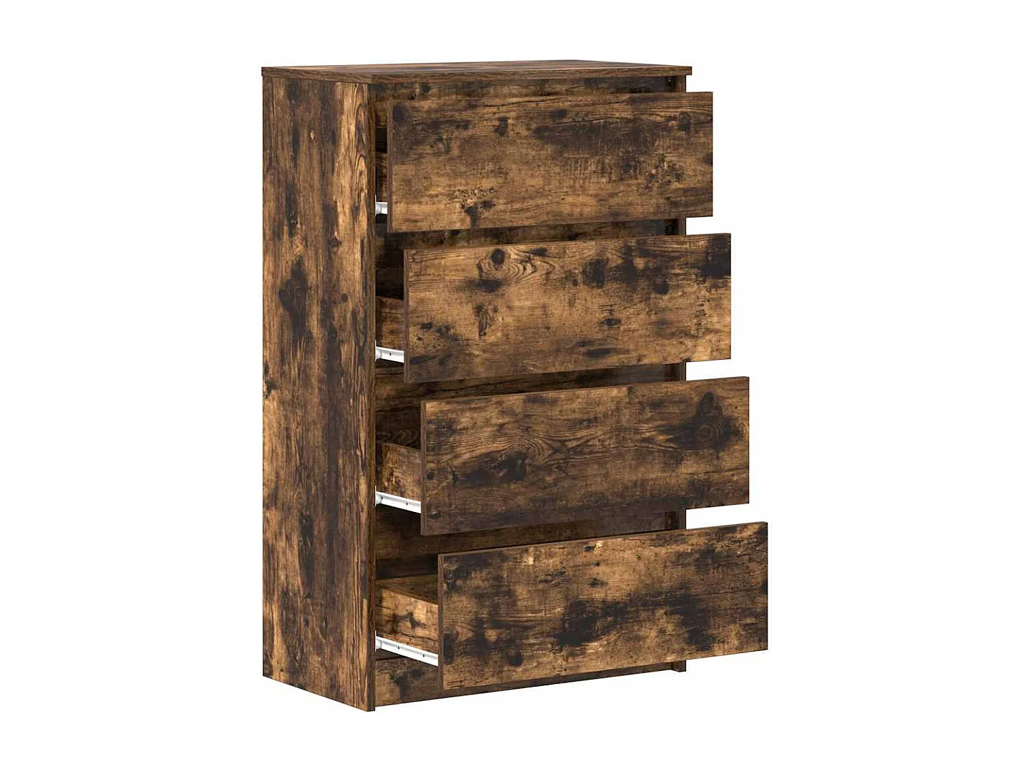 Buffet Chêne fumé 60x35x98,5 cm Bois d'ingénierie