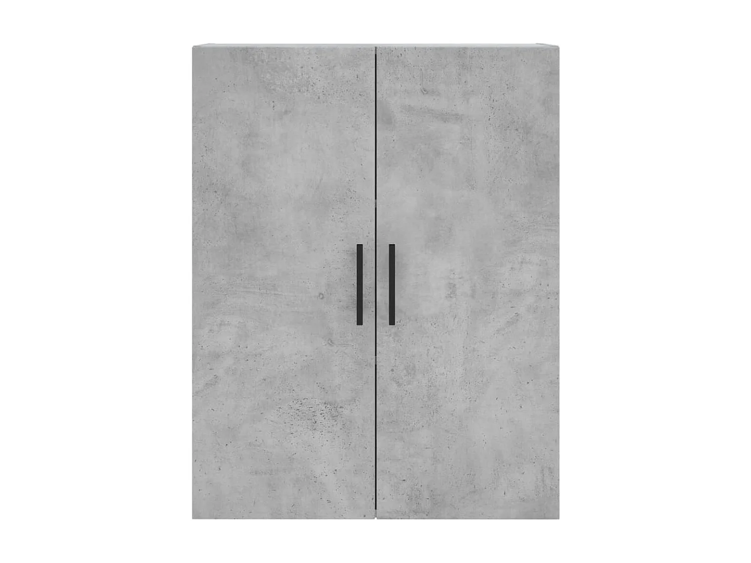 Wandkasten 2 stuks betongrijs 69,5x34x90 cm