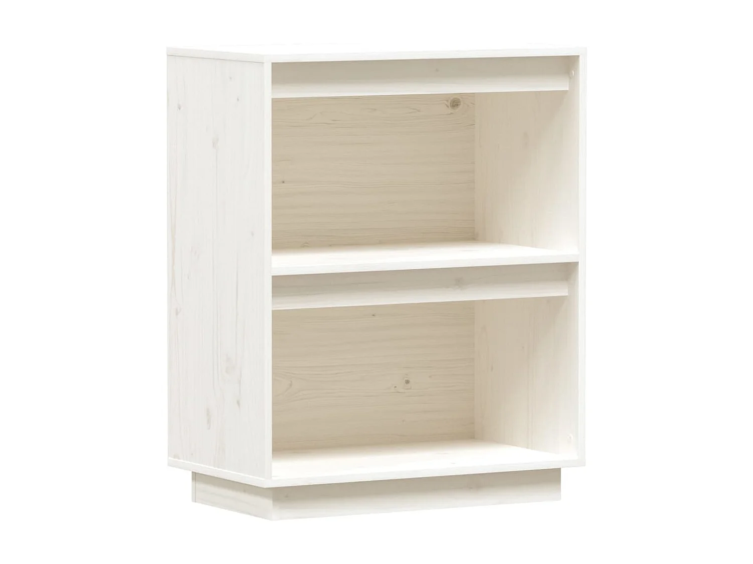 Armoire console Blanc 60x34x75 cm Bois de pin solide