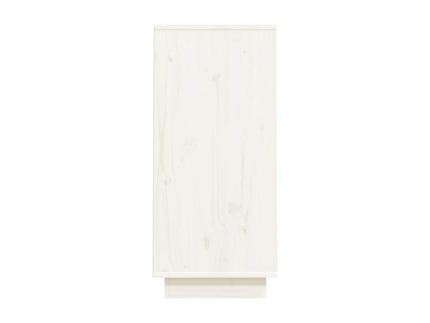 Armoire console Blanc 60x34x75 cm Bois de pin solide
