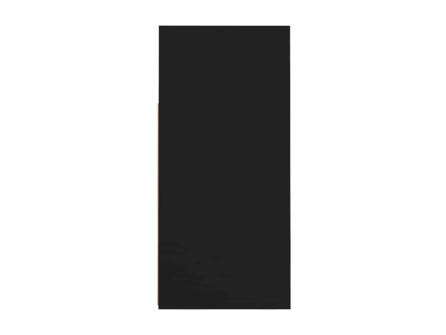 Buffet avec lumières LED noir 80x35x75 cm