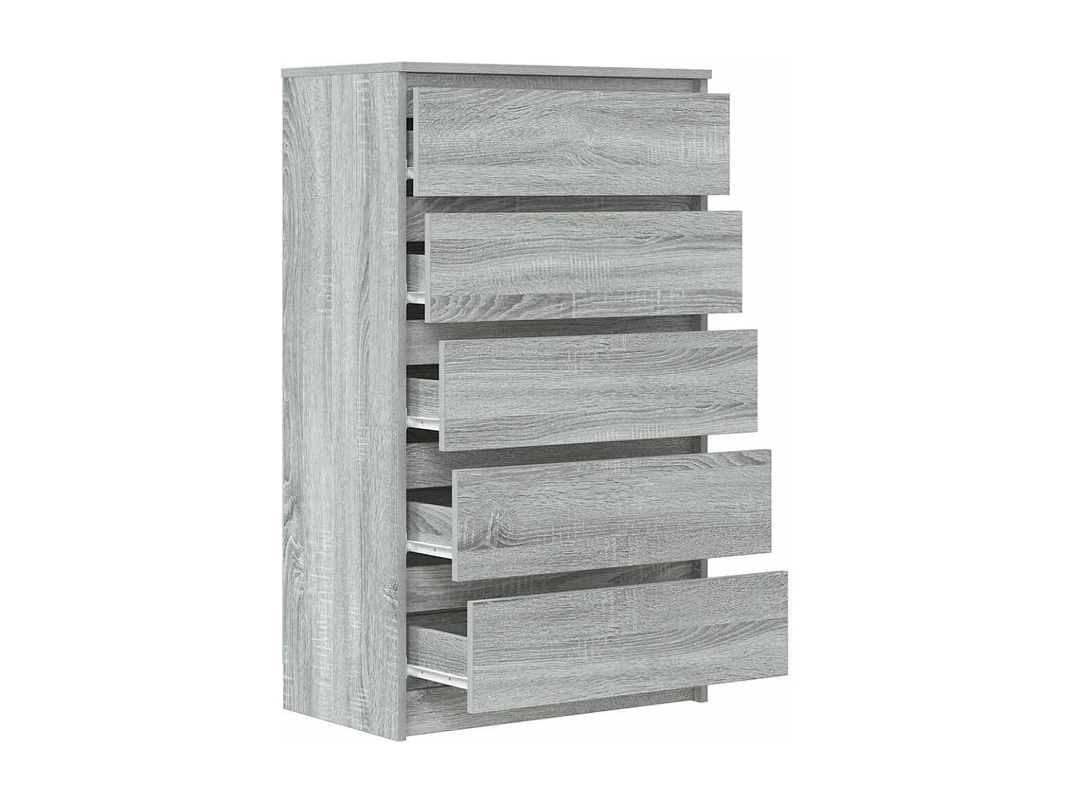 Cómoda Sonoma gris 60x36x103 cm Madera de ingeniería