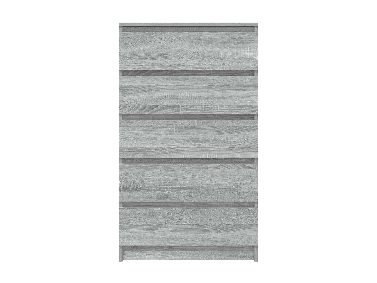 Cómoda Sonoma gris 60x36x103 cm Madera de ingeniería