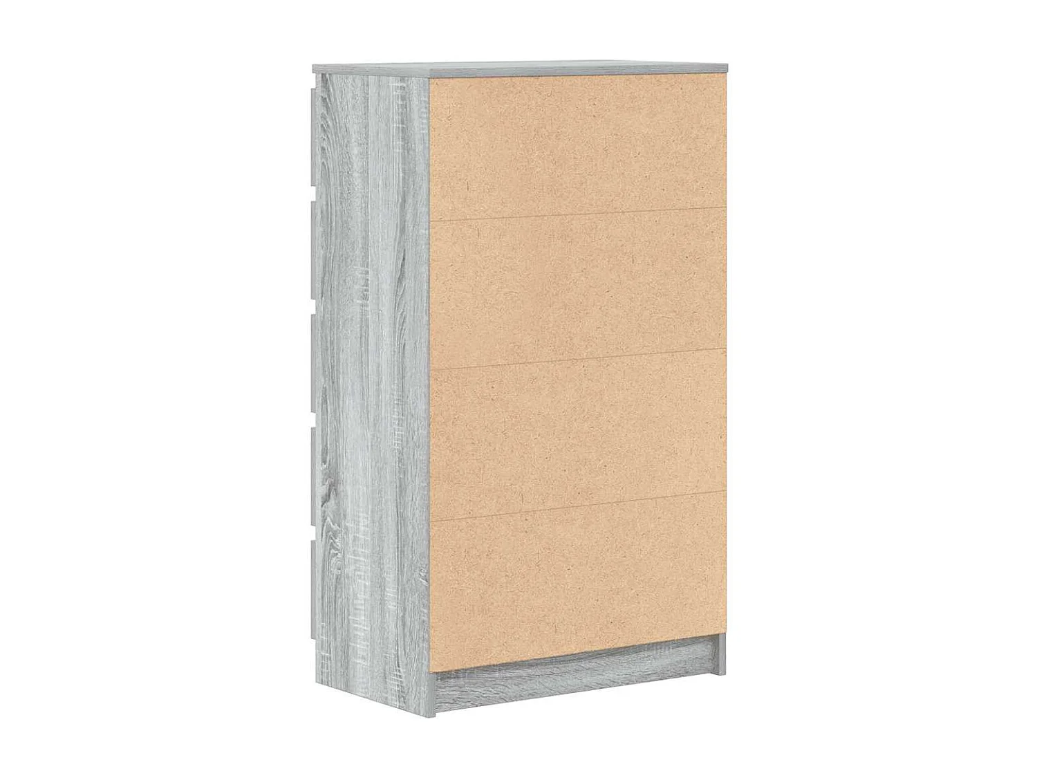 Cómoda Sonoma gris 60x36x103 cm Madera de ingeniería