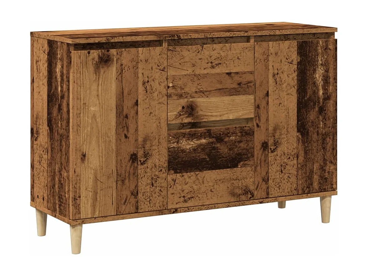 Aparador de madera antigua 102x35x70 cm madera contrachapada