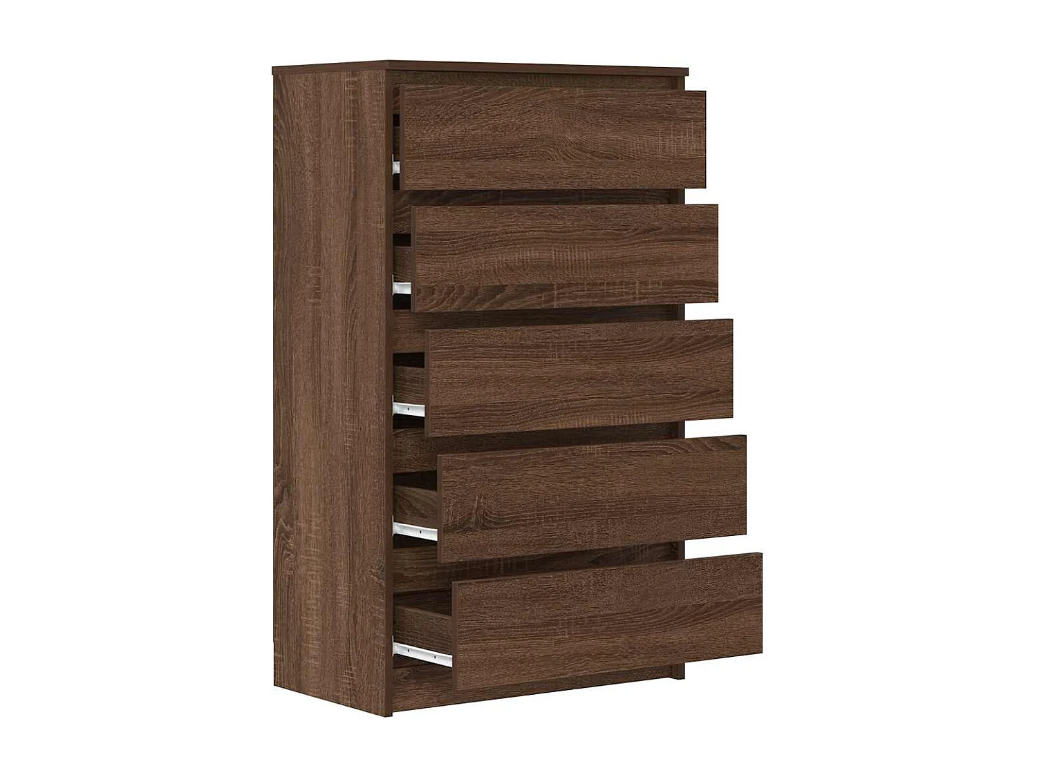 Ladekast Bruin eiken 60x36x103 cm Technisch hout