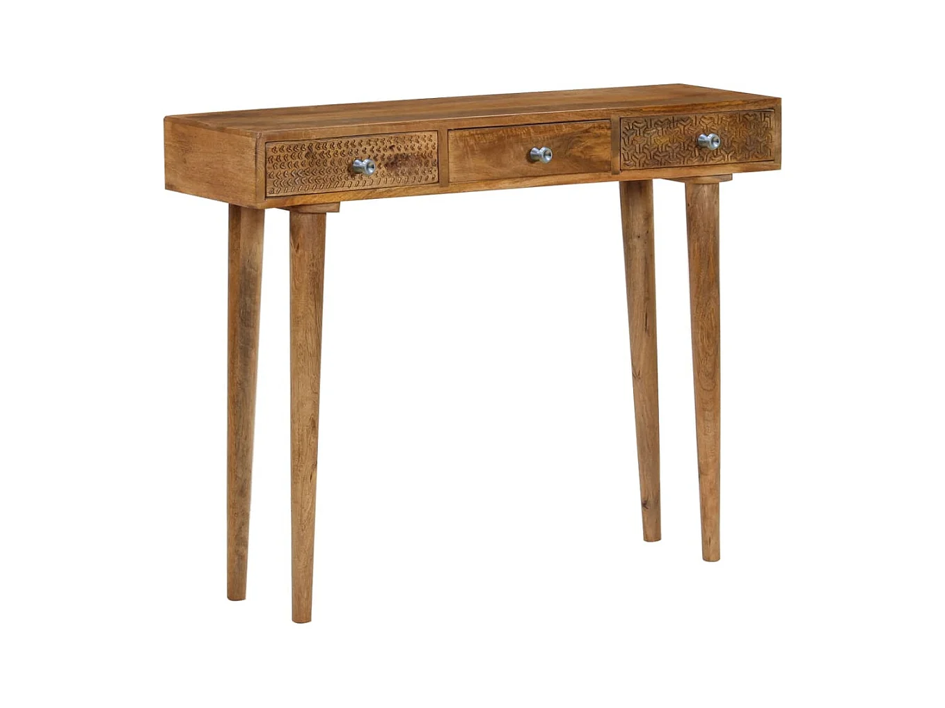 Table console Bois de manguier massif 102x30x79 cm