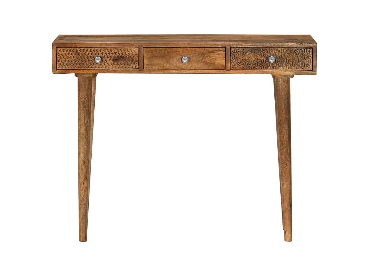 Table console Bois de manguier massif 102x30x79 cm