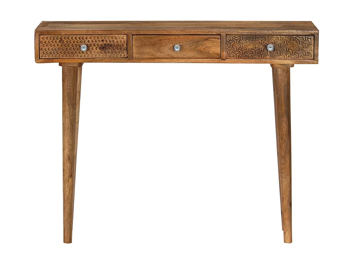 Table console Bois de manguier massif 102x30x79 cm