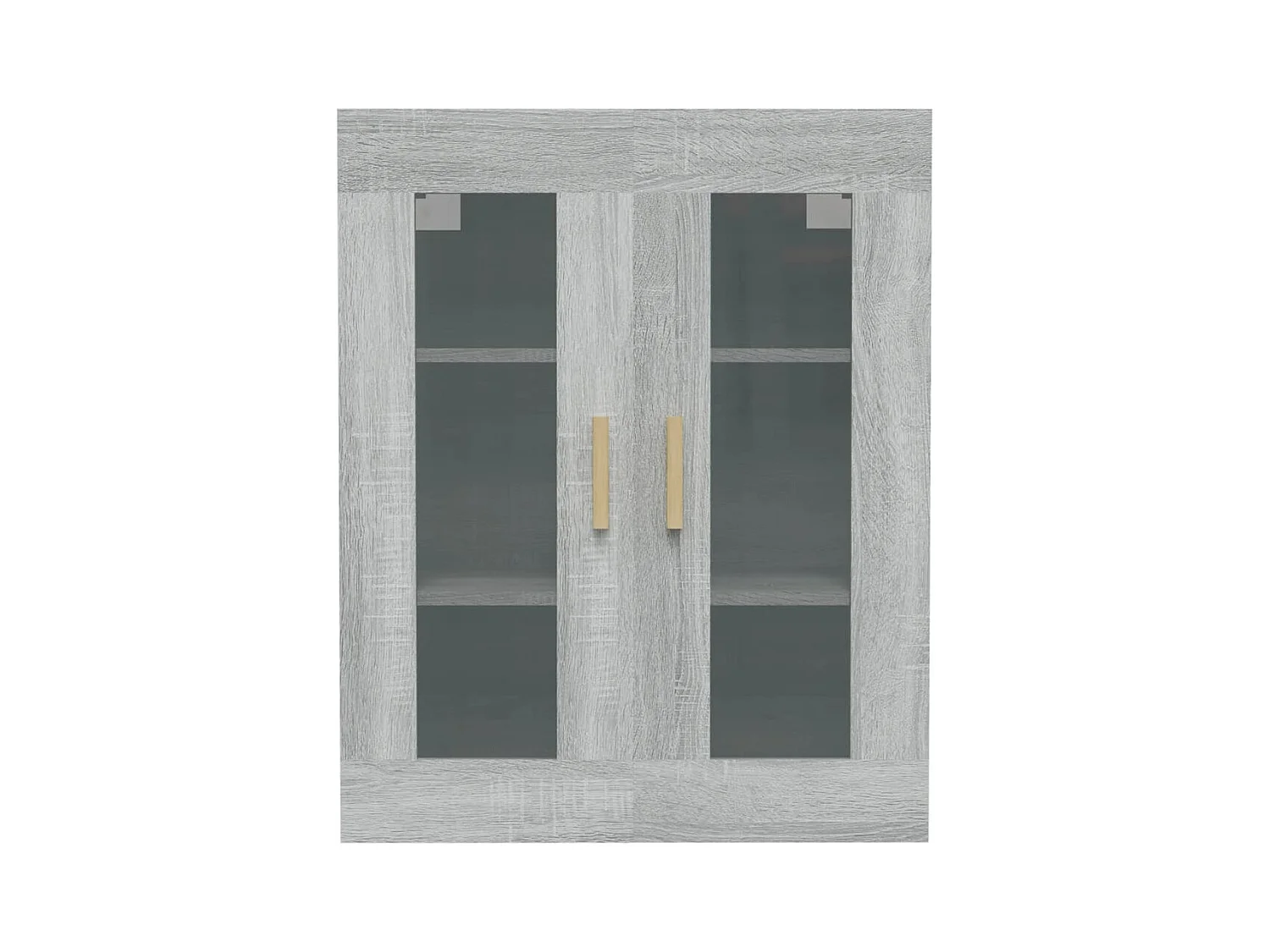 Armoire murale suspendue Sonoma gris 69,5x34x90 cm
