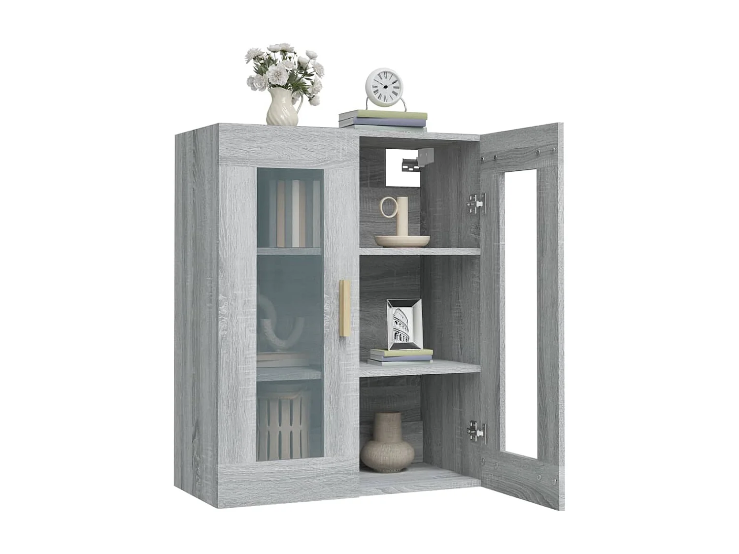 Sonoma grijze hangkast 69,5x34x90 cm