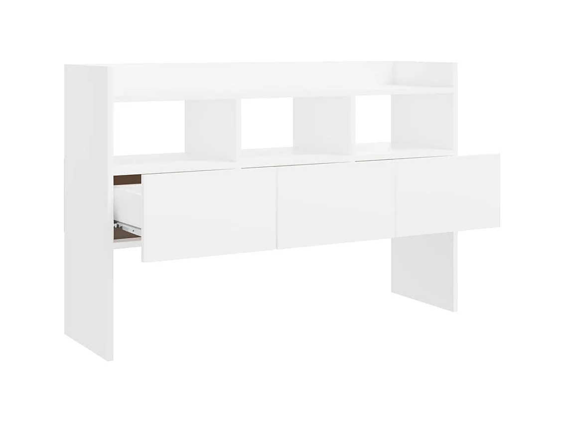 Buffet Blanc 105x30x70 cm Bois d’ingénierie