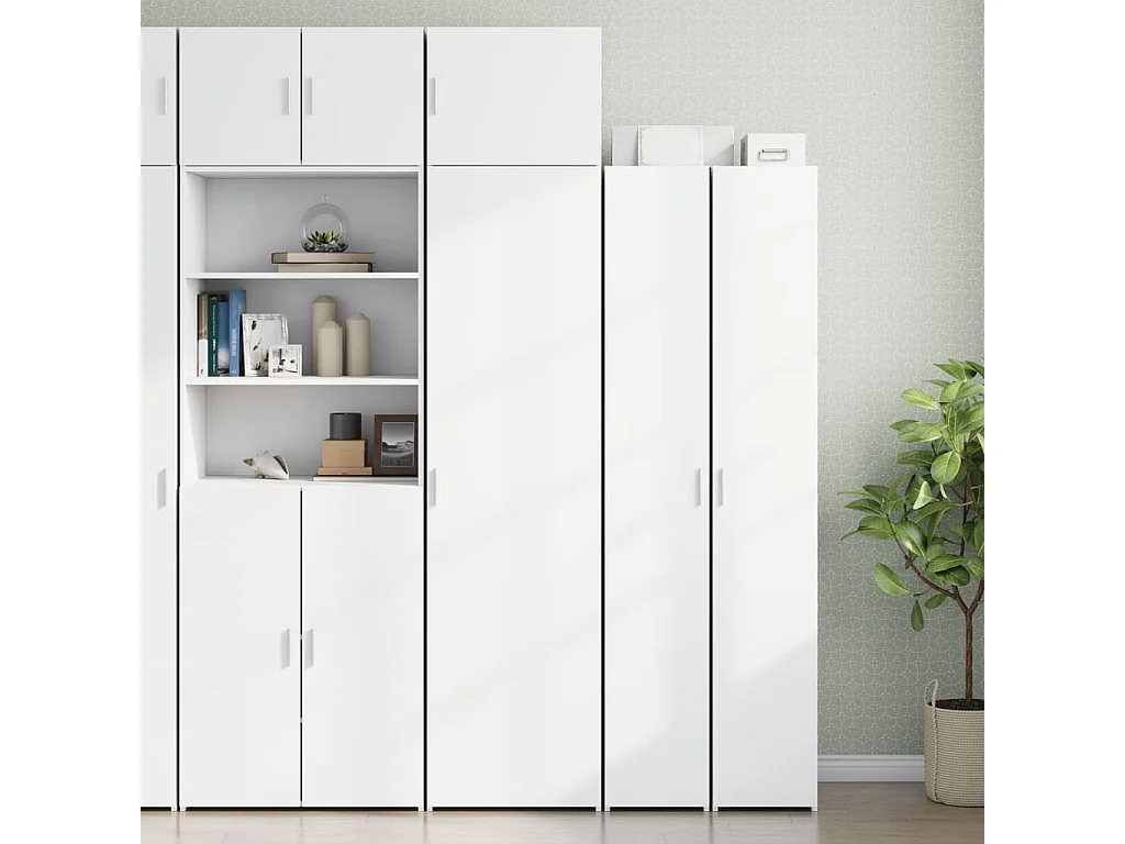 Armoire murale blanc 50x42,5x40 cm bois d'ingénierie