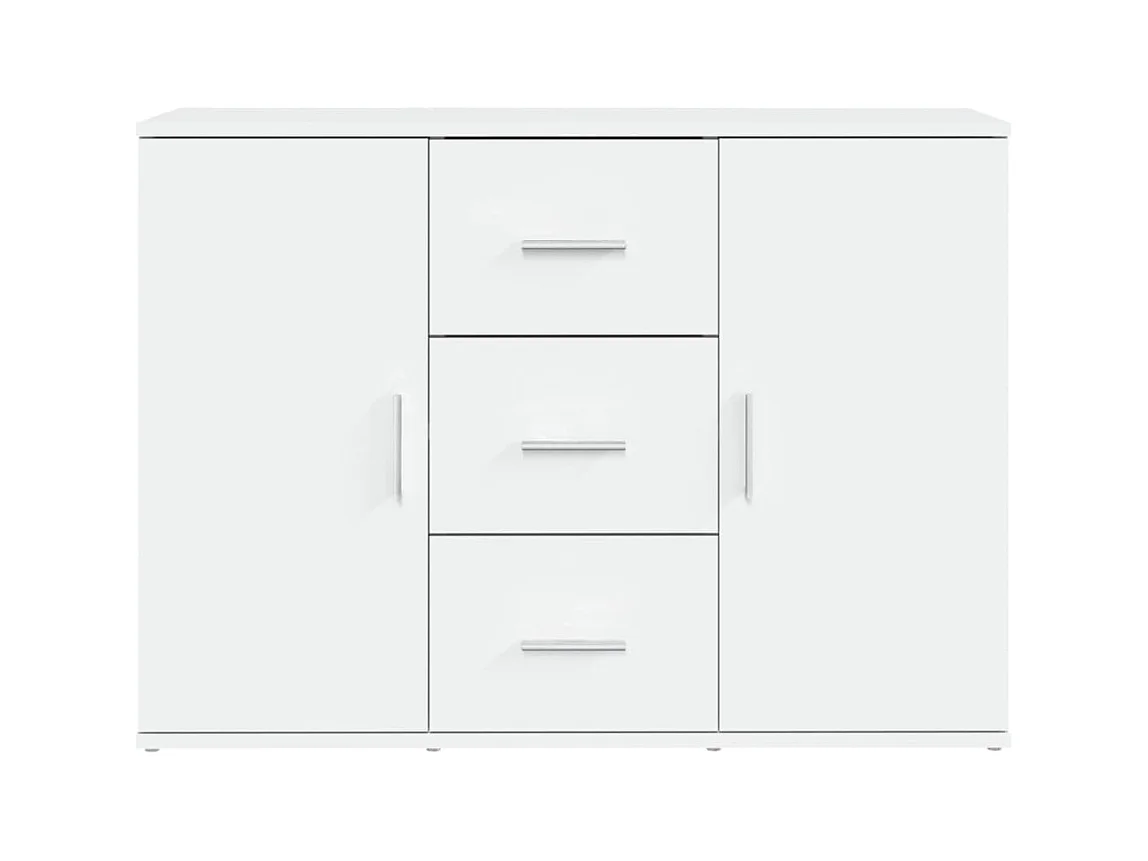 Buffet blanc 91x29,5x65 cm bois d'ingénierie