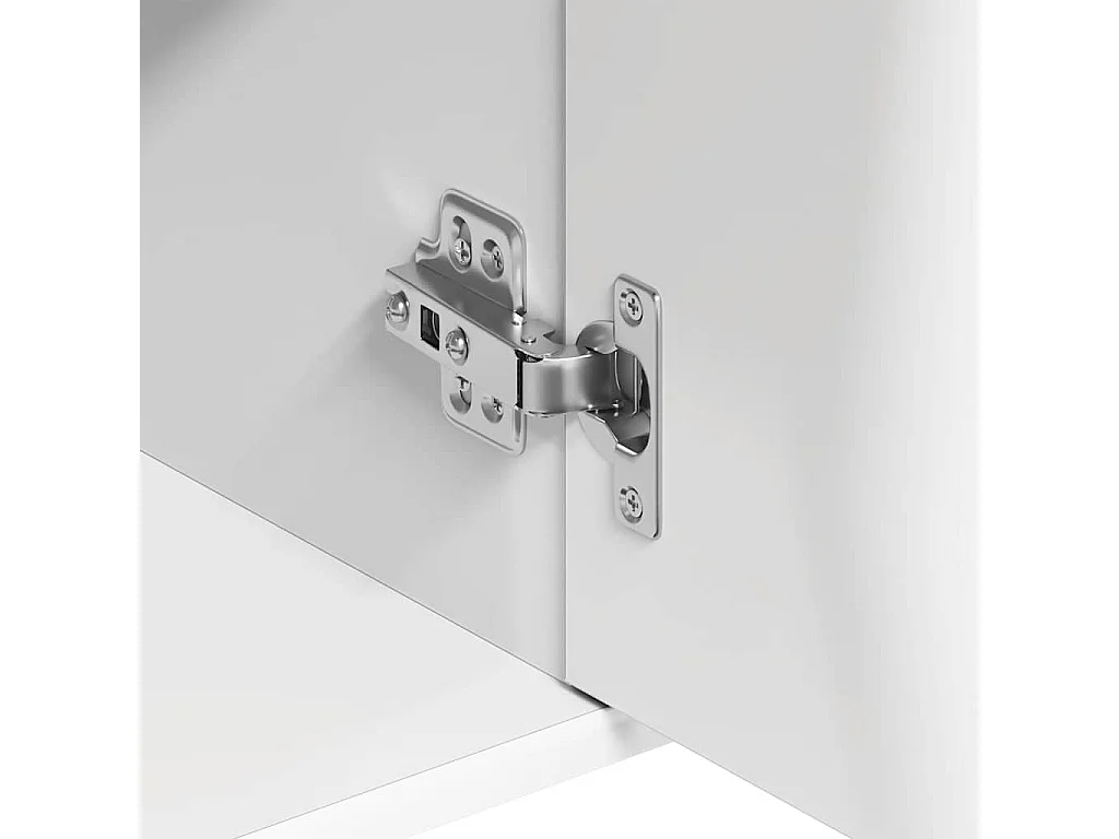 Buffet Blanc 88x30x70 cm Bois d'ingénierie