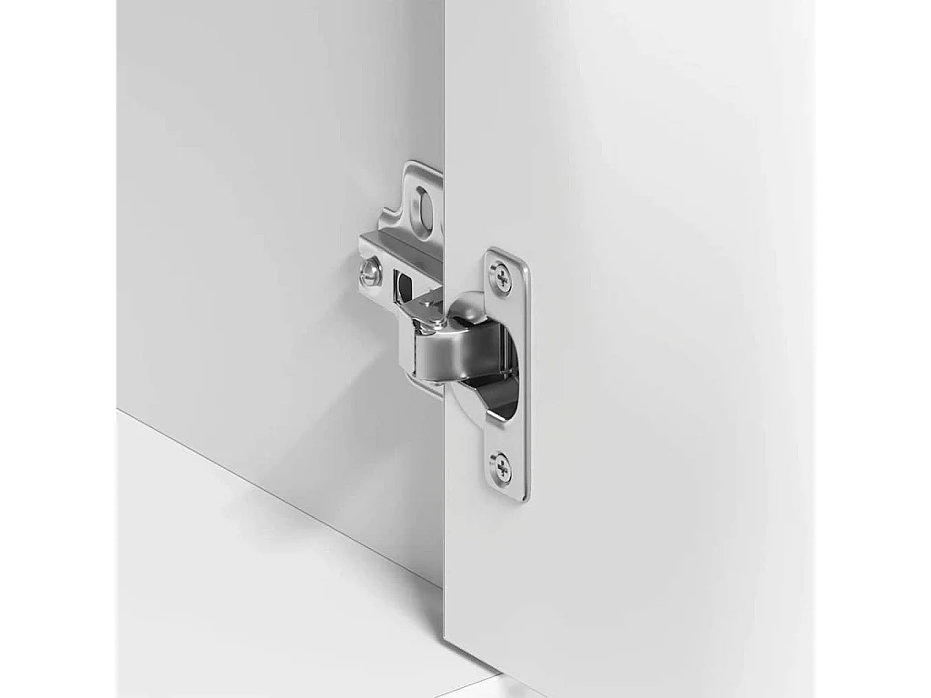 Buffet Blanc 88x30x70 cm Bois d'ingénierie