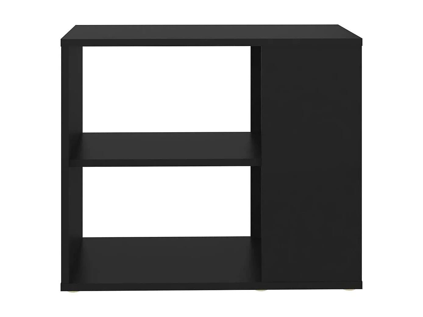 Armoire latérale Noir 60x30x50 cm Bois d’ingénierie