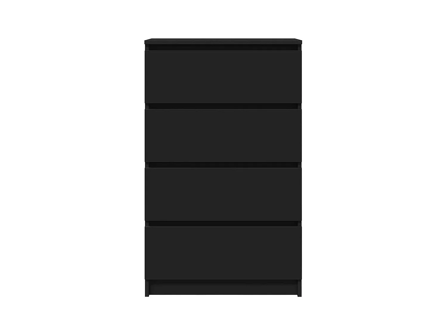 Buffet Noir 60x35x98,5 cm Bois d'ingénierie